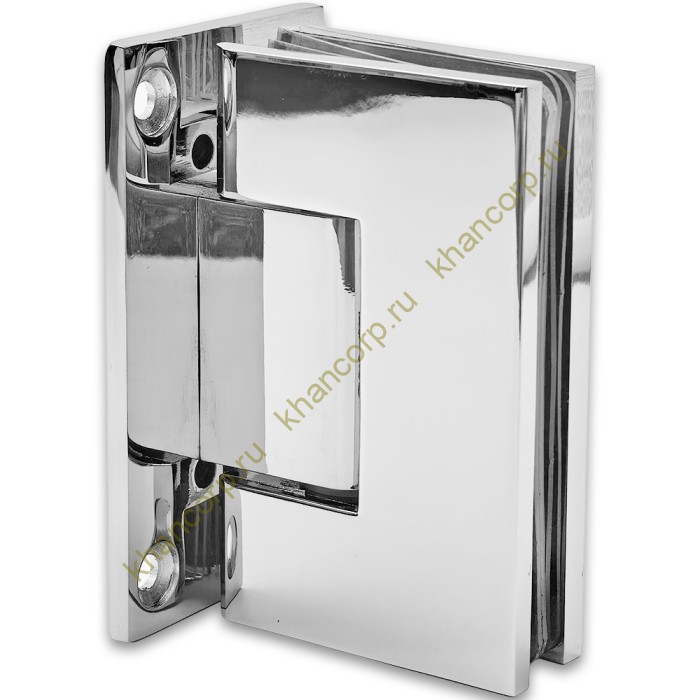 Петля Альфа α FDP-11 стена-стекло центральное крепление, цинк/хром