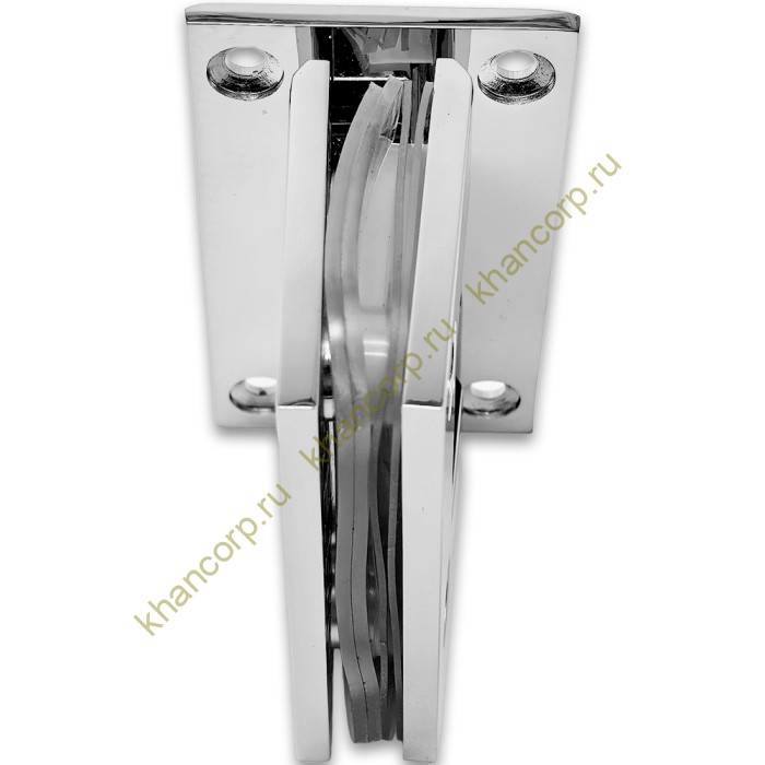 Петля Альфа α FDP-11 стена-стекло центральное крепление, цинк/хром