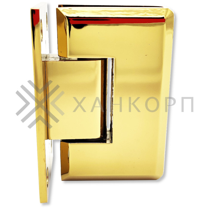 Петля Бета β FDP-21 стена-стекло с центральным креплением, цинк/золото