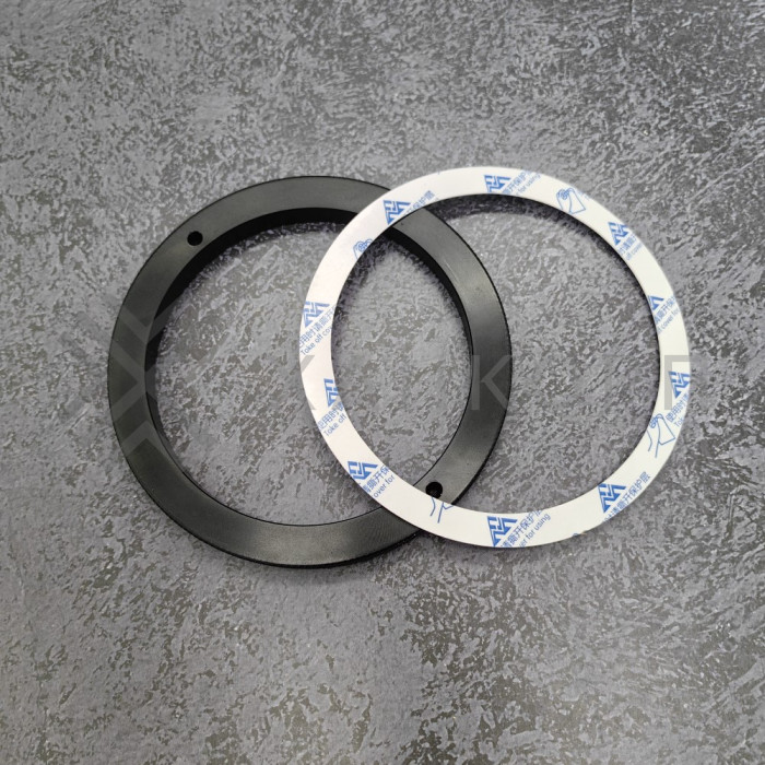 Ручка FDR-302 для стеклянной двери с люминесценцией, алюминий/черный