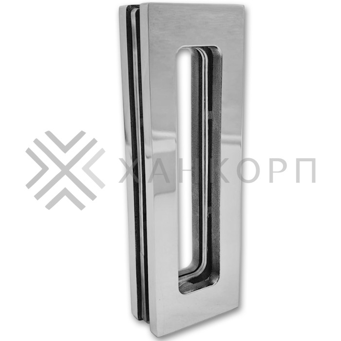 Ручка купе Дриада FDR-112, 155х52 прямоугольная, нержавейка/полированный