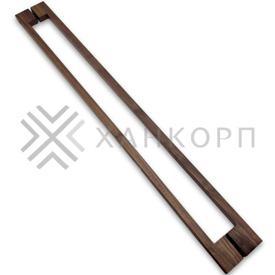 Ручка для сауны FDR-174, 20х20х1000 мм, орех/бесцветный