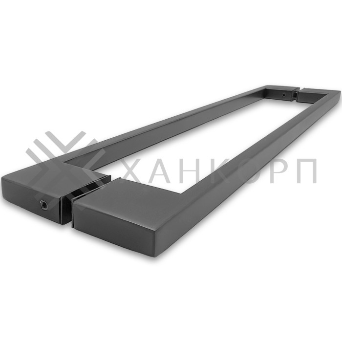 Ручка скоба FDR-92, 10х15х450х1.0 мм, нержавейка/оружейная сталь