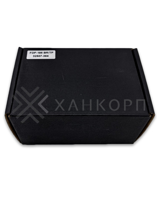 Петля Аврора FDP-185 стекло-стекло 135˚ с крышками, латунь/золото