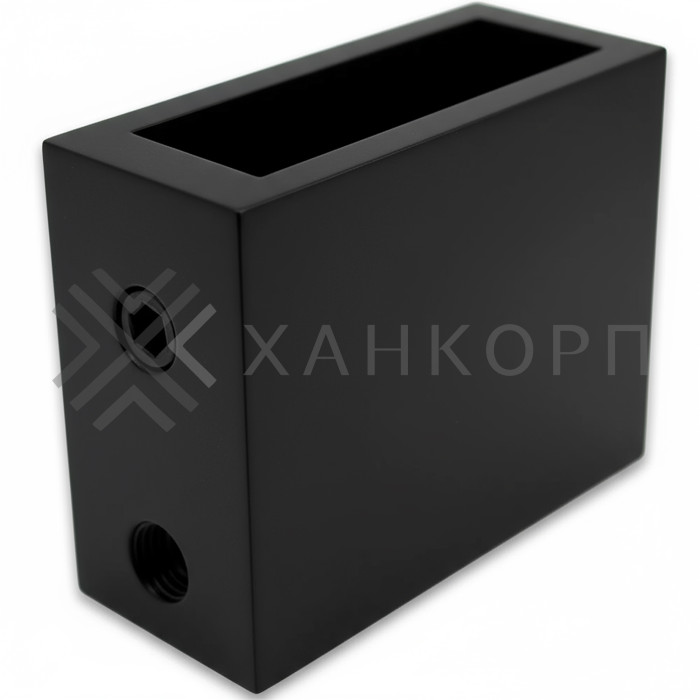 Крепление FDC-30 трубы 30х10 к стене, нержавейка/черный