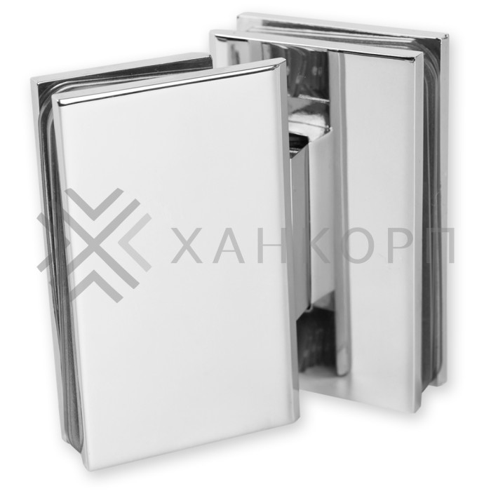 Петля Альфа α FDP-14 стекло-стекло 135˚, цинк/хром