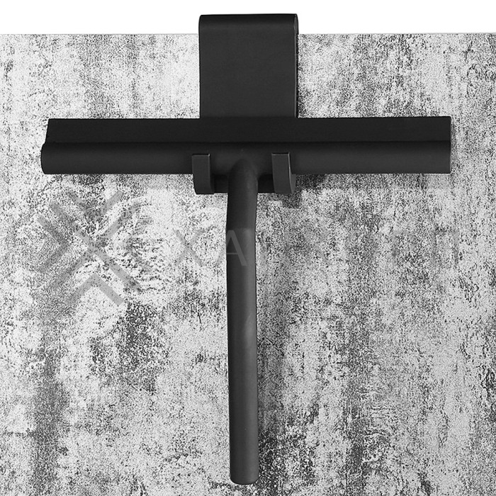 Скребок для удаления воды FDA-70, силиконовый, черный