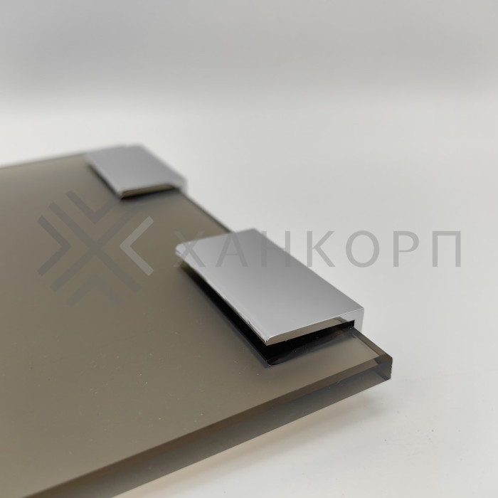 Полкодержатель FDA-21 для стекла и зеркал 8-10 мм, цинк/хром