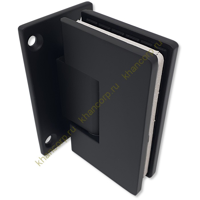 Петля Альфа α FDP-11E стена-стекло с центральным креплением, нержавейка/черный