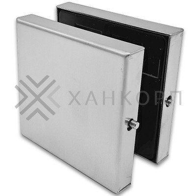 Коннектор FKF-30 стена-стекло, нержавейка/матовый