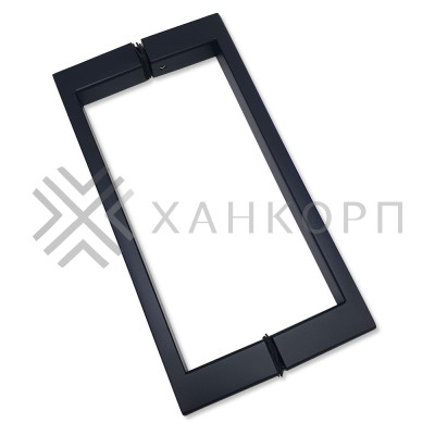 Ручка скоба FDR-76, 20х10х200 мм, нержавейка/черный