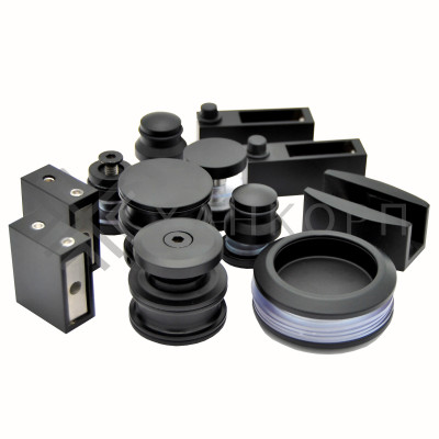 Раздвижная система Альфа FDS-1 нержавейка/черный