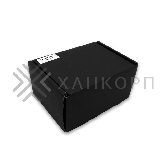 Петля Майя FDP-172 стена-стекло 90˚ открывание внутрь, латунь/черный