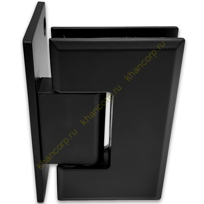 Петля Бета β FDP-20E стена-стекло с боковым креплением, нержавейка/черный