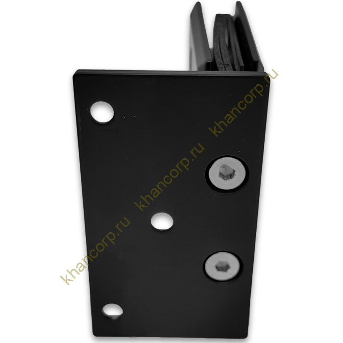 Петля Бета β FDP-20E стена-стекло с боковым креплением, нержавейка/черный