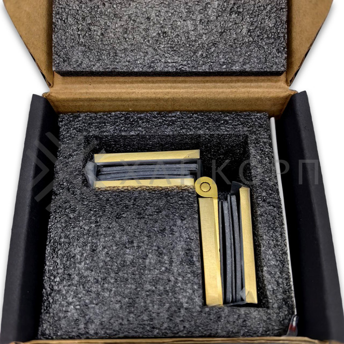 Коннектор Пегас FDK-101 стекло-стекло 0°-180° латунь/брашированное золото