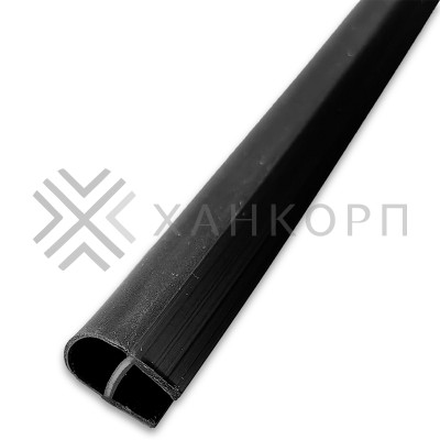 Уплотнитель узкопрофильный ПРЕМИУМ А-образный черный 2.5 м под стекло 8 мм FDPP-714.8