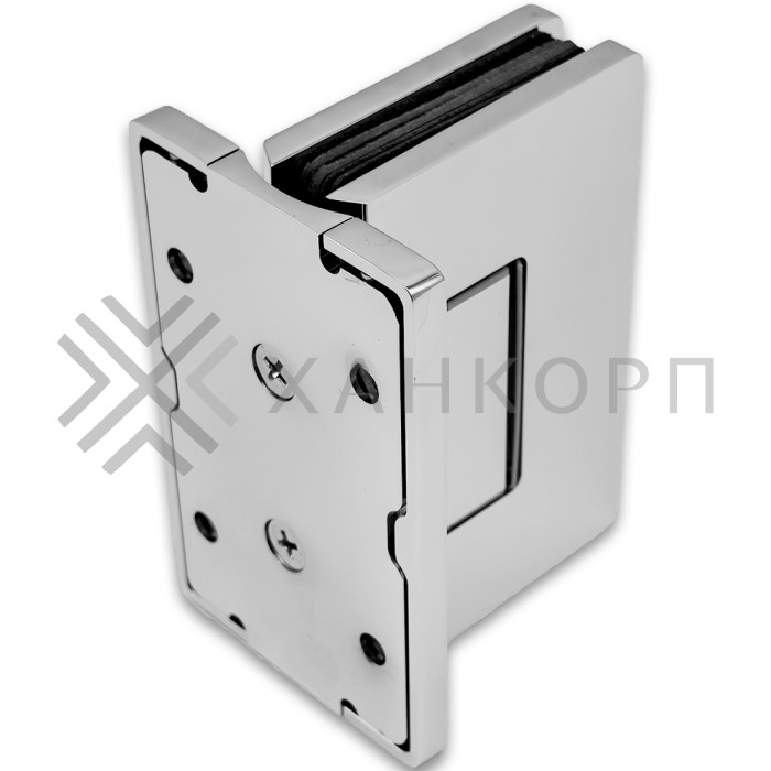 Петля Афина FDP-131 стена-стекло с центральным креплением, латунь/хром