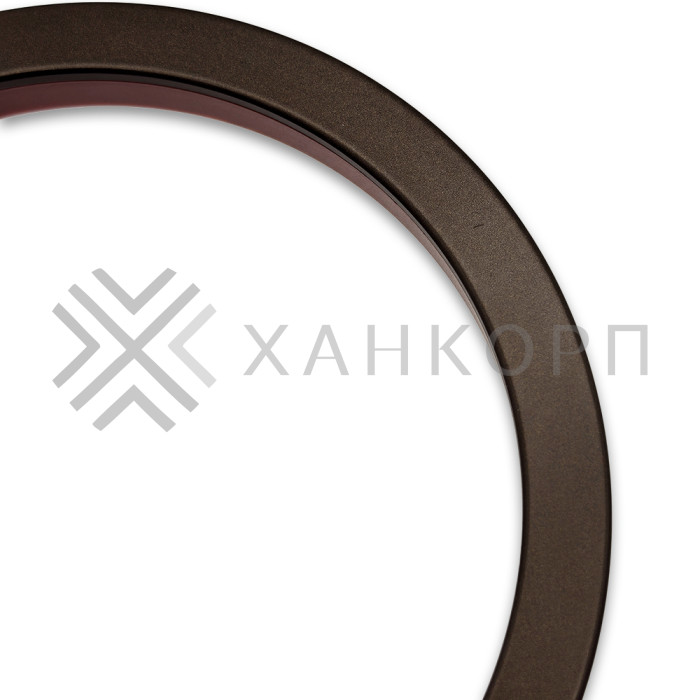 Ручка FDR-305 для стеклянной двери круглая, алюминий/коричневый