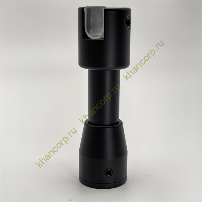 Стойка FOS-06 для перегородок без сверления, нержавейка/черный