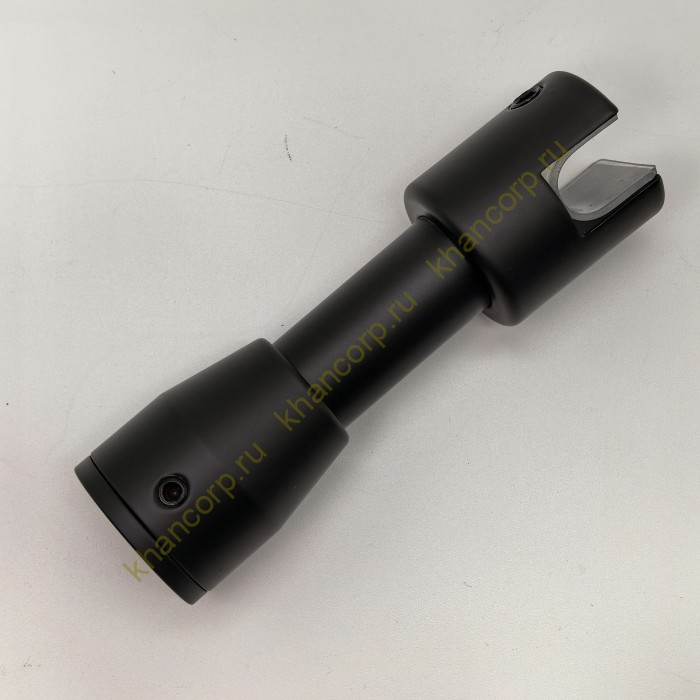 Стойка FOS-06 для перегородок без сверления, нержавейка/черный