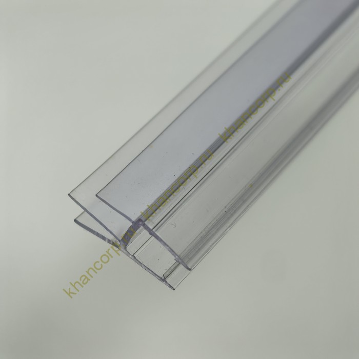 Уплотнитель FDPP-439.8 ПРЕМИУМ нижний ус-7мм, ус-11мм,прозрачный 1,1 м под стекло 8 мм