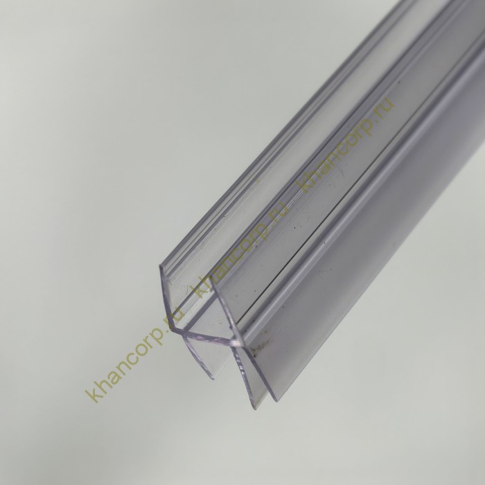 Уплотнитель FDPP-439.8 ПРЕМИУМ нижний ус-7мм, ус-11мм,прозрачный 1,1 м под стекло 8 мм