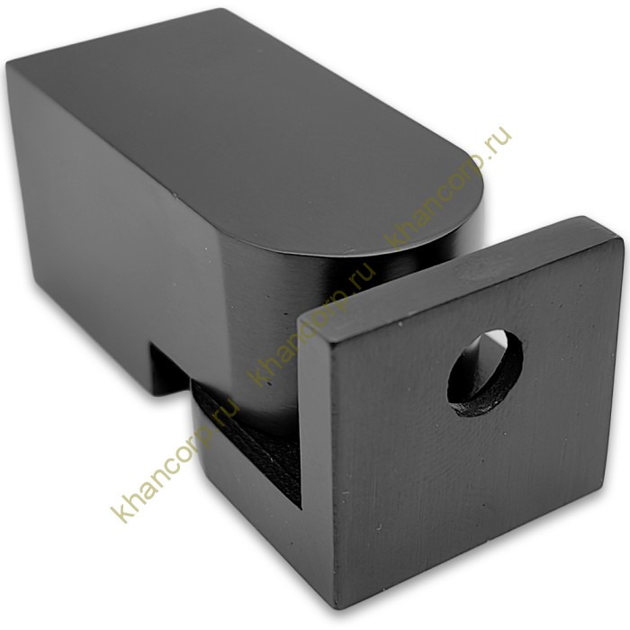 Крепление FDC-51E трубы 15х15 к стене 0°-180° ЭКОНОМ, нержавейка/оружейная сталь