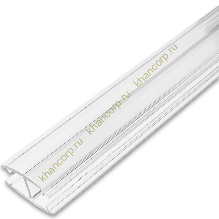 Уплотнитель H-образный для стекла 8 мм прозрачный 2.5 м, FDPP-160.8 PVC/CL