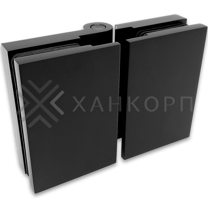 Петля Майя FDP-171 стекло-стекло 180˚, латунь/черный