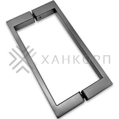 Ручка скоба FDR-76, 20х10х200 мм, нержавейка/оружейная сталь