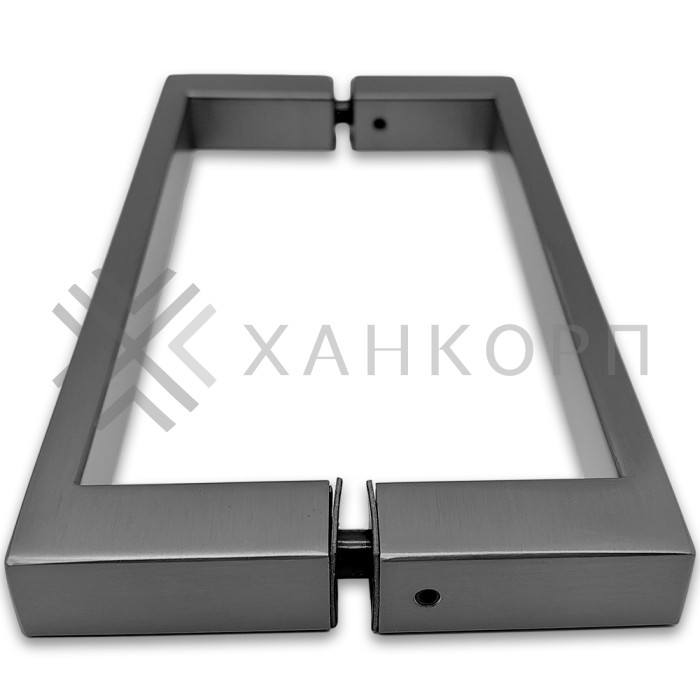 Ручка скоба FDR-76, 20х10х200 мм, нержавейка/оружейная сталь