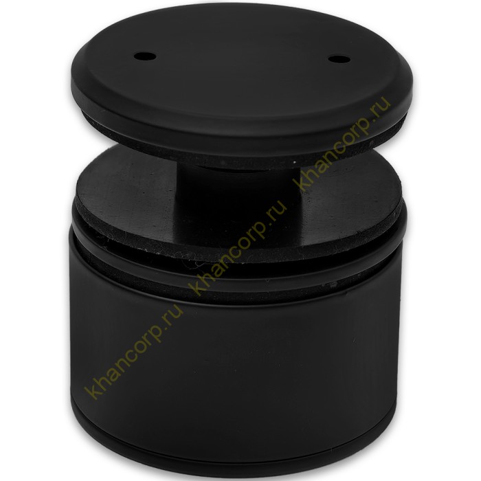 Точечное крепление FKK-51, O50мм с регулировкой в 3 плоскостях 34-38мм, для стекла 6-20мм, нержавейка/черный