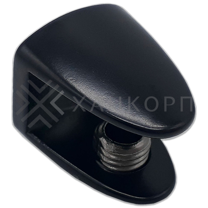 Полкодержатель FDA-30.1 для стекла и зеркал 8-10 мм, цинк/черный