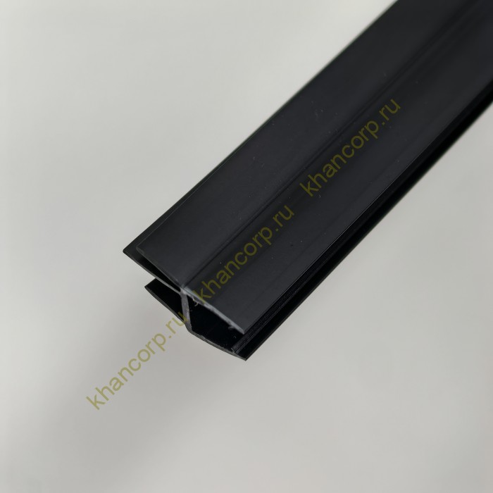 Уплотнитель FDPP-439.8 ПРЕМИУМ нижний ус-7мм, ус-11мм,черный 1,1 м под стекло 8 мм
