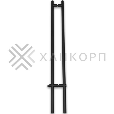 Ручка FKR-213 для стеклянной двери 35x1125х1500х1 м с замком, нержавейка/черный