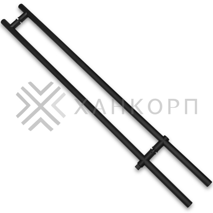 Ручка FKR-213 для стеклянной двери 35x1125х1500х1 м с замком, нержавейка/черный