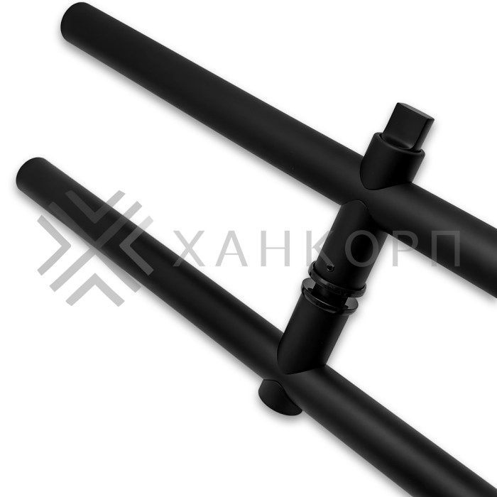 Ручка FKR-213 для стеклянной двери 35x1125х1500х1 м с замком, нержавейка/черный