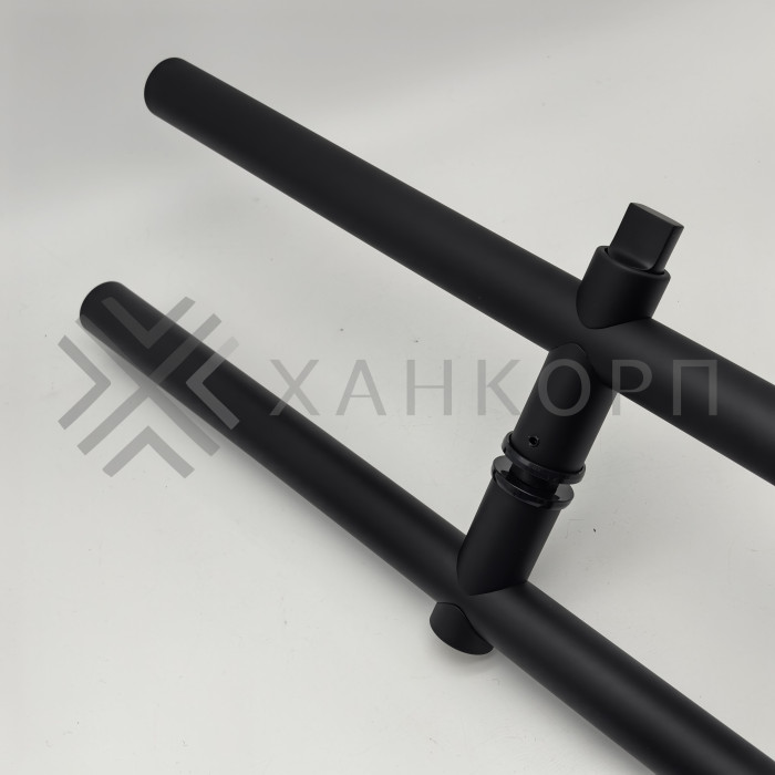 Ручка FKR-213 для стеклянной двери 35x1125х1500х1 м с замком, нержавейка/черный