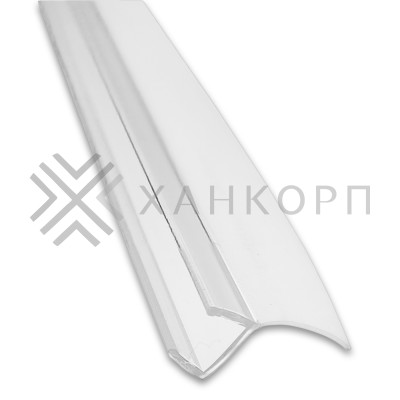 Уплотнитель узкопрофильный ПРЕМИУМ Ц-образный прозрачный 2.5 м, ус 16 мм под стекло 8 мм FDPP-715.8