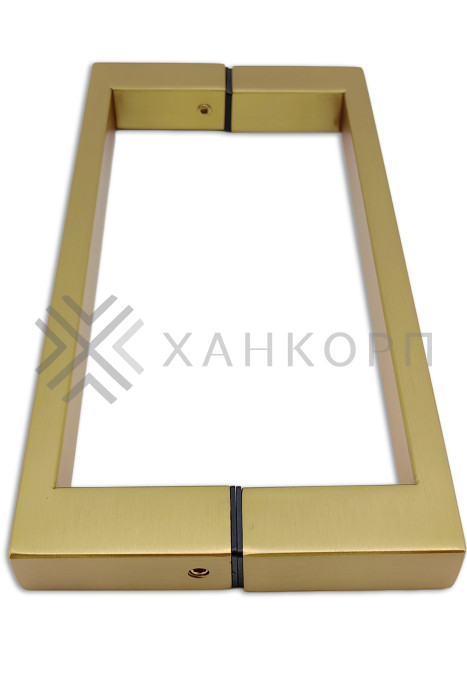 Ручка скоба FDR-76, 20х10х200 мм, нержавейка/брашированное золото