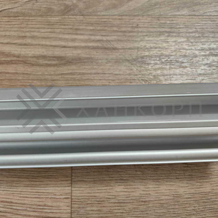 Крепления неподвижного стекла FDS-155.2 к треку для системы FDS-15 длиной 2 м, алюминий/анодированный