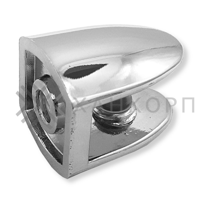 Полкодержатель FDA-30.1 для стекла и зеркал 8-10 мм, цинк/хром