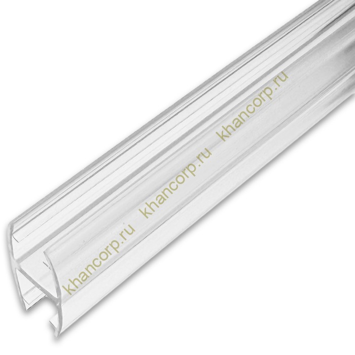 Уплотнитель H-образный для стекла 10 мм прозрачный, 3 м, FDPP-180.10 PVC/CL