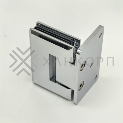 Петля Бета β FDP-20 стена-стекло с боковым креплением, латунь/хром