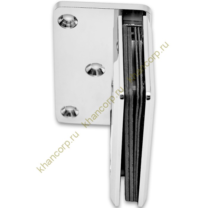 Петля Бета β FDP-20 стена-стекло с боковым креплением, латунь/хром