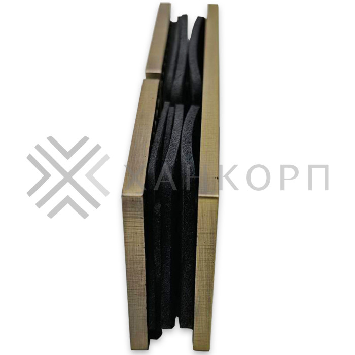 Коннектор Альфа α FDK-16 стекло-стекло 180˚, нержавейка/бронза