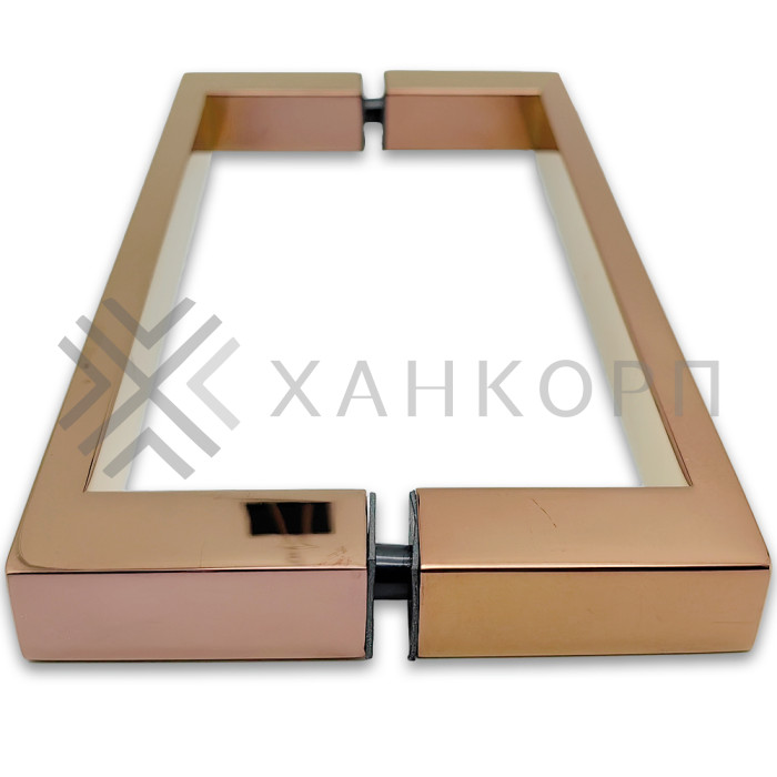 Ручка скоба FDR-76, 20х10х200 мм, нержавейка/розовое золото