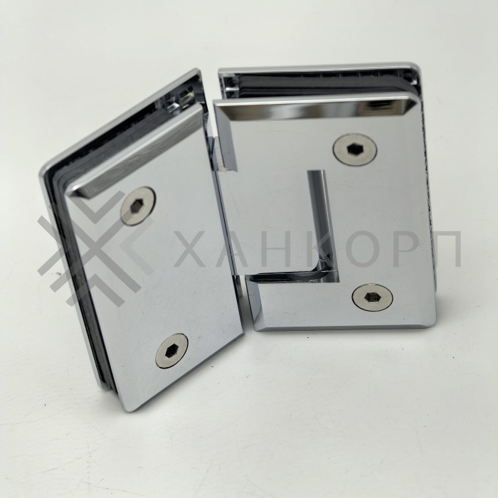 Петля Бета β FDP-24 стекло-стекло 135˚, латунь/хром