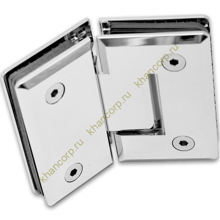 Петля Бета β FDP-24 стекло-стекло 135˚, латунь/хром